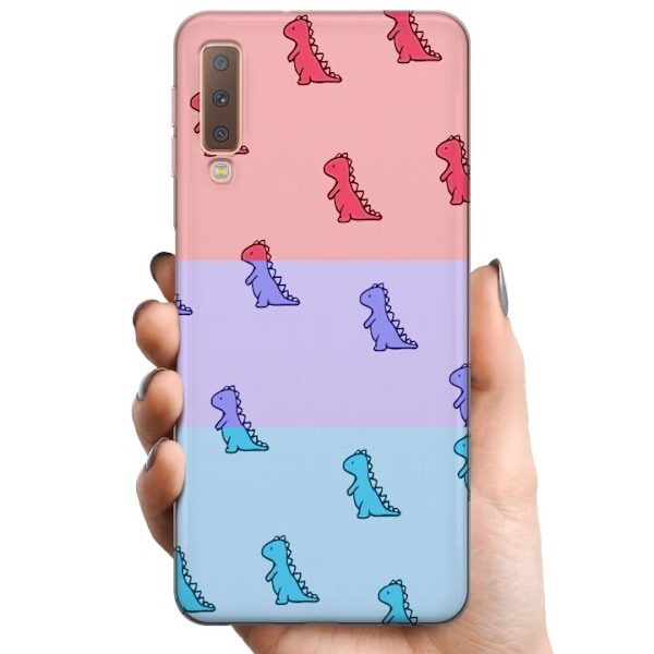 Samsung Galaxy A7 (2018) TPU Mobilskal Dino