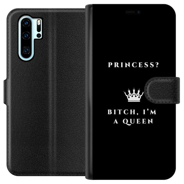 Kompatibelt Lommeboketui til Huawei P30 Pro Dronning