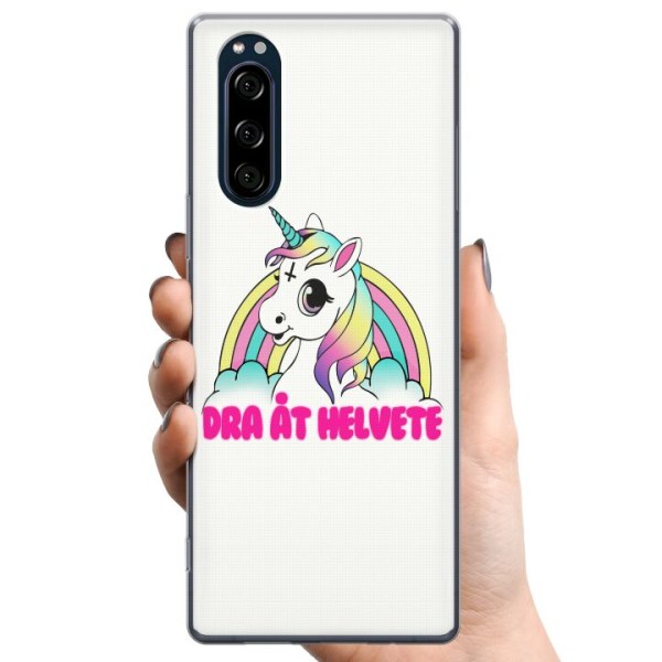 Sony Xperia 5 TPU Mobildeksel Unicorn