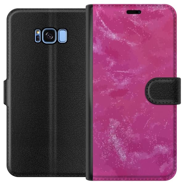 Kompatibelt Plånboksfodral till Samsung Galaxy S8 Rosa