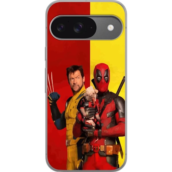 Google Pixel 9 Pro Gjennomsiktig deksel Deadpool & Wolverine