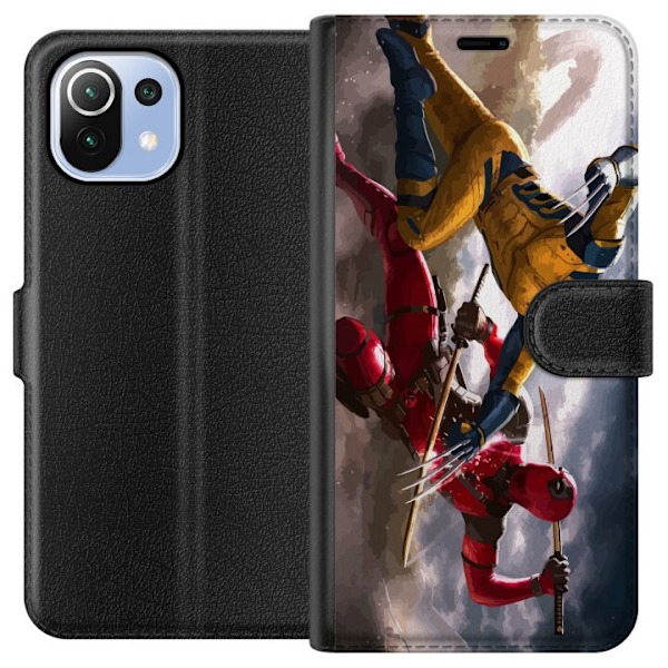 Xiaomi Mi 11 Lite Plånboksfodral Wolverine Deadpool