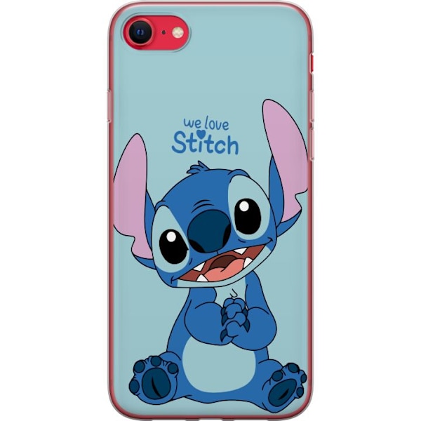 Apple iPhone 16e Gjennomsiktig deksel Elsker Stitch