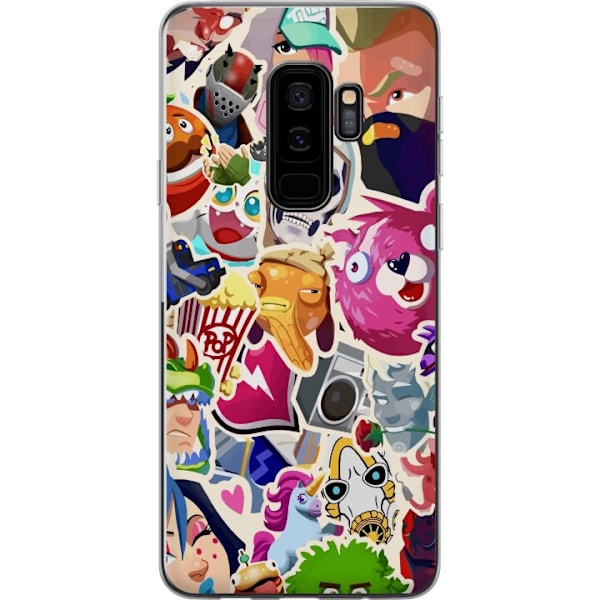 Samsung Galaxy S9+ Gennemsigtig cover Fortnite