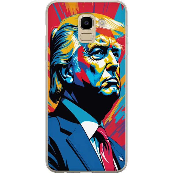 Samsung Galaxy J6 Genomskinligt Skal Trump