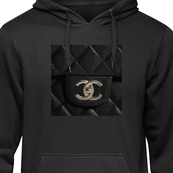 Hoodie til Voksen | Behagelig Hættetrøje Chanel Sort sort S