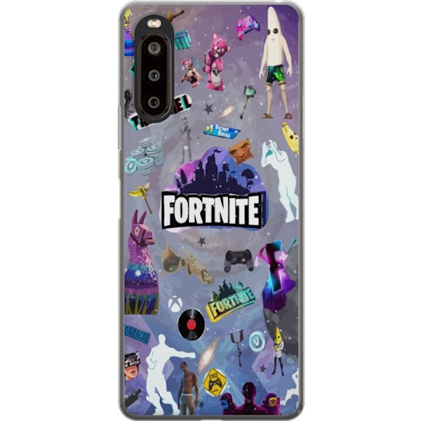 Sony Xperia 10 II Gennemsigtig cover Fortnite