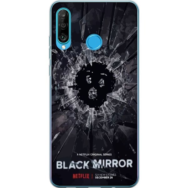 Huawei P30 lite Läpinäkyvä kuori Black Mirror Sci-Fi Netfli