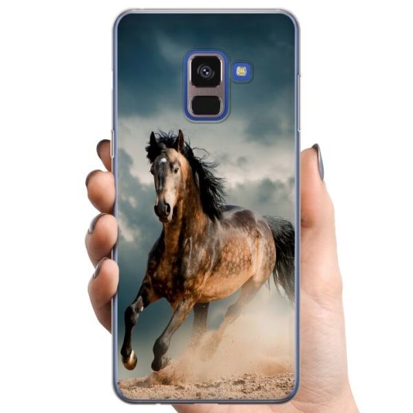Samsung Galaxy A8 (2018) TPU Matkapuhelimen kuori Hevonen