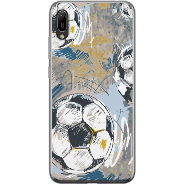 Huawei Y6 Pro (2019) Gjennomsiktig deksel Fotball