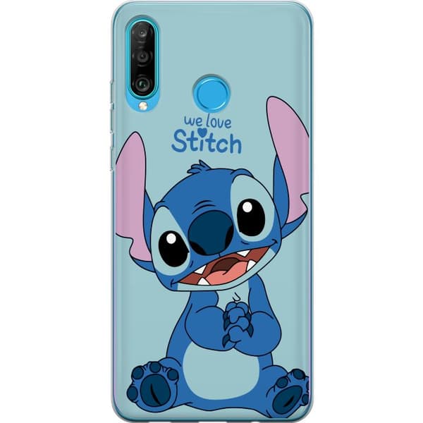 Kompatibelt Mobilskal till Huawei P30 lite Älska Stitch