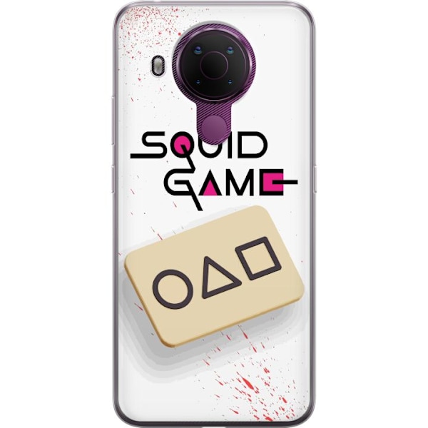 Nokia 5.4 Genomskinligt Skal Squid Game