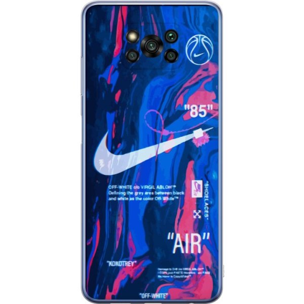Xiaomi Poco X3 Pro Läpinäkyvä kuori Nike