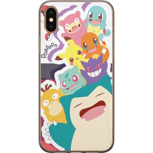 Apple iPhone XS Max Gennemsigtig cover Pokemon
