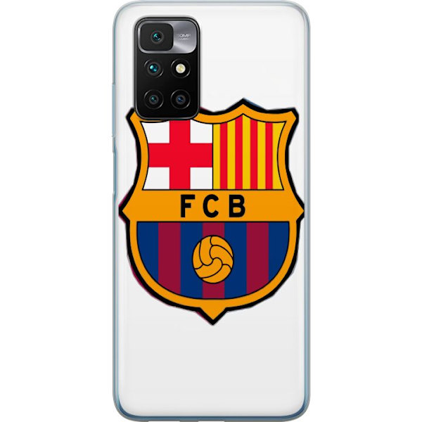 Xiaomi Redmi 10 Läpinäkyvä kuori FC Barcelona Emblem Jalkapallo Katalonia Sininen Punainen Seuran Logo Ylpeys La Liga Fanit Ikoninen Kuva