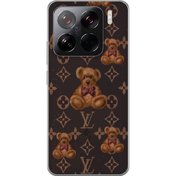 Xiaomi 15 Pro Läpinäkyvä kuori Louis Vuitton Teddykarhu Kuvio Ylellinen Muotisuunnittelu Suosittu Motiivi Muoti-Trendi Ylelliset Asusteet