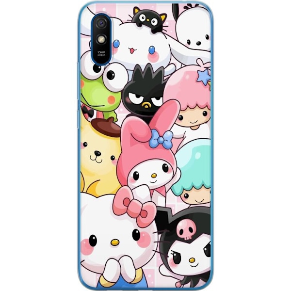 Xiaomi Redmi 9AT Gennemsigtig cover Kawaii Sanrio Crew
