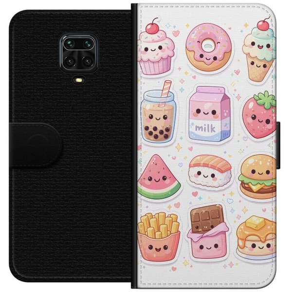 Kompatibel Tegnebogsetui til Xiaomi Redmi Note 9 Pro pixelmonster grön