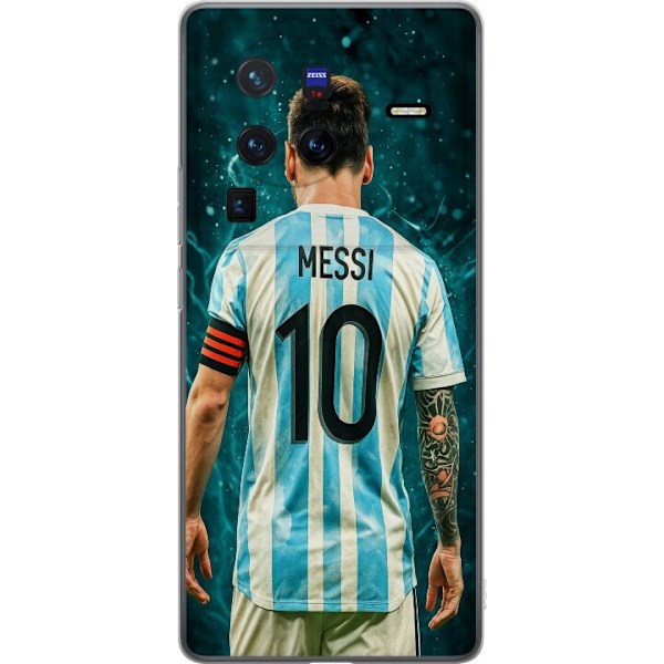 vivo X80 Pro Läpinäkyvä kuori Messi