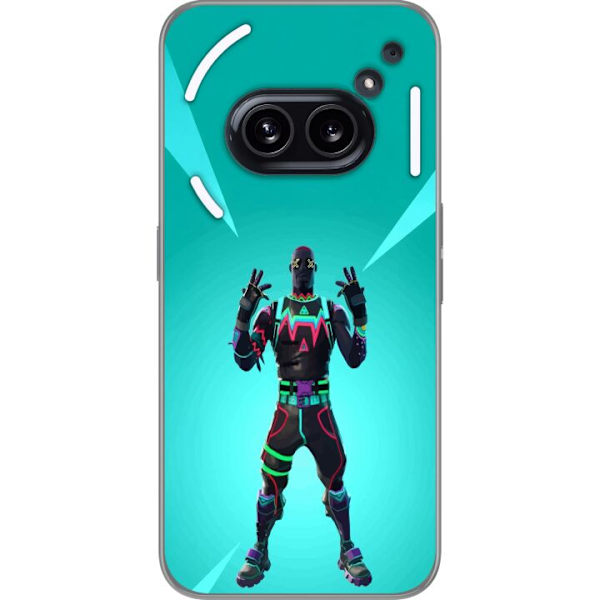 Nothing Phone (2a) Plus Gennemsigtig cover sort ridder fortnite