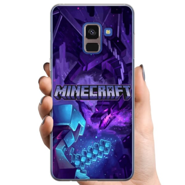 Samsung Galaxy A8 (2018) TPU Matkapuhelimen kuori Minecraft