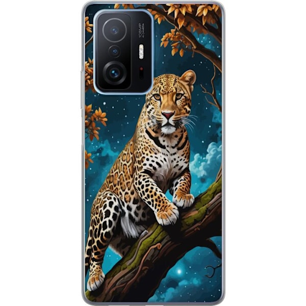 Xiaomi 11T Pro Genomskinligt Skal Leopard