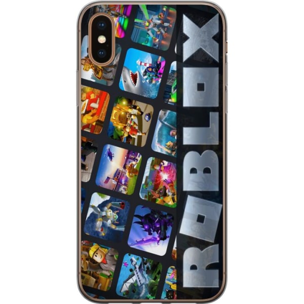 Apple iPhone XS Gennemsigtig cover Roblox