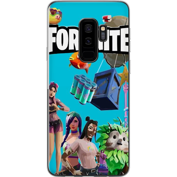 Samsung Galaxy S9+ Gennemsigtig cover Fortnite