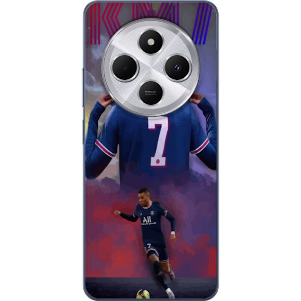 Xiaomi Redmi 14C Genomskinligt Skal MAP Fotboll Design Grafiskt Mönster Modern Sportmotiv Trend Fotboll Populär Grafisk Stil Motiv