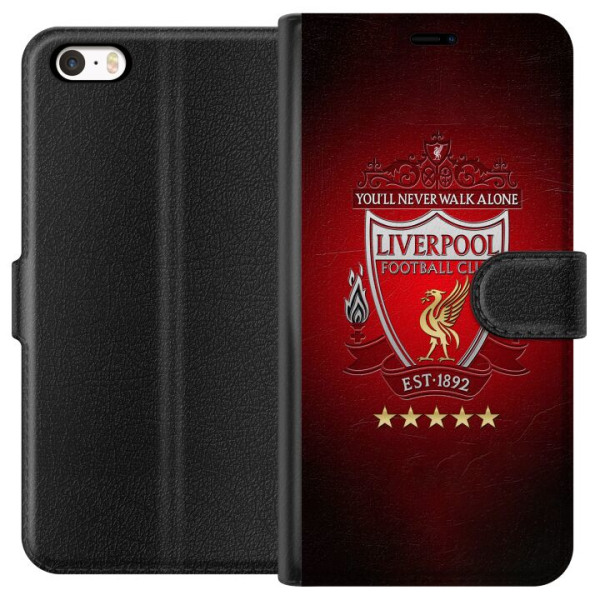 Apple iPhone 5 Lompakkokotelo YNWA Liverpool