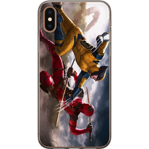 Apple iPhone XS Max Genomskinligt Skal Wolverine Deadpool