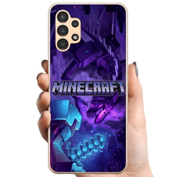 Samsung Galaxy A13 TPU Matkapuhelimen kuori Minecraft