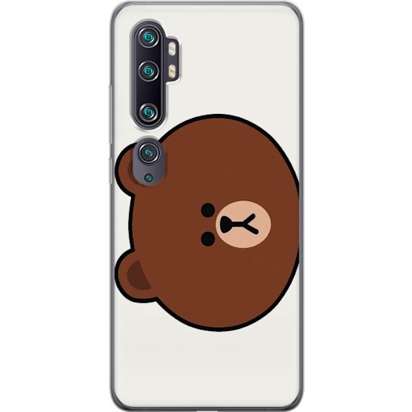 Xiaomi Mi Note 10 Genomskinligt Skal line friends brown