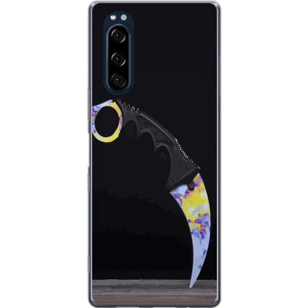 Sony Xperia 5 Genomskinligt Skal Karambit / Butterfly / M9 Bay