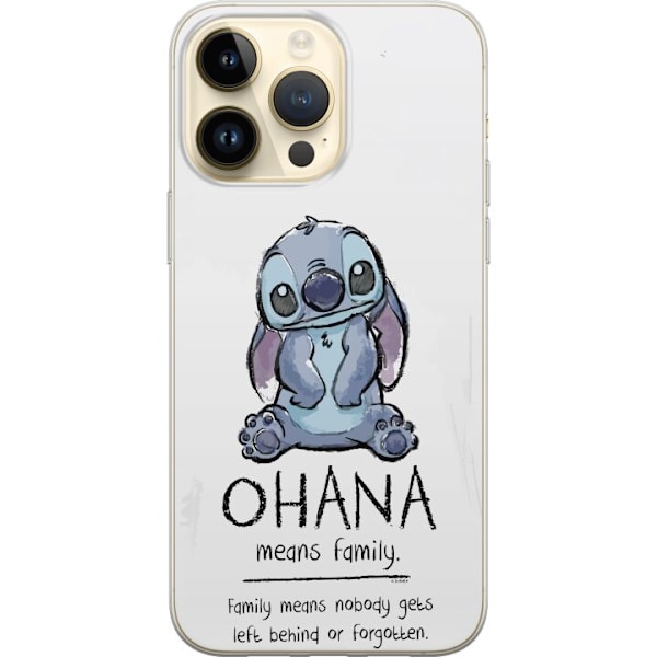 Apple iPhone 14 Pro Max Läpinäkyvä kuori Stitch Ohana