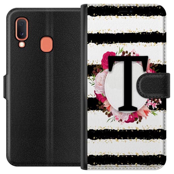Kompatibel Tegnebogsetui til Samsung Galaxy A20e T