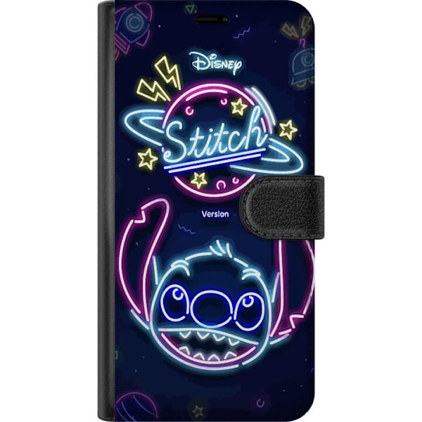 Motorola Moto G34 Tegnebogsetui Stitch Neon