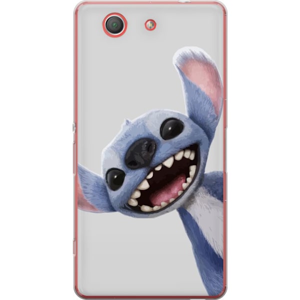 Sony Xperia Z3 Compact Genomskinligt Skal Stitch i Fart – Kawaii Design för Fans & Barn