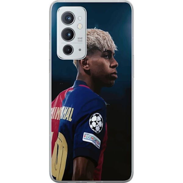 OnePlus 9RT 5G Läpinäkyvä kuori Lamine Yamal - Barcelonan ihmelapsi fokuksessa