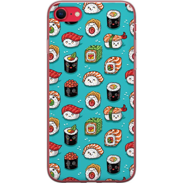 Apple iPhone 7 Läpinäkyvä kuori Sushi