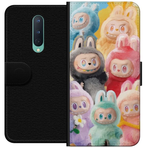 OnePlus 8 Plånboksfodral Labubu Sketch Style – Handritat mo