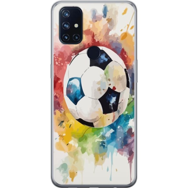 OnePlus Nord N10 5G Gjennomsiktig deksel Fotball