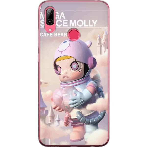 Huawei Y7 (2019) Genomskinligt Skal Mega Space Molly Care Bears Series - Share Bear Edition