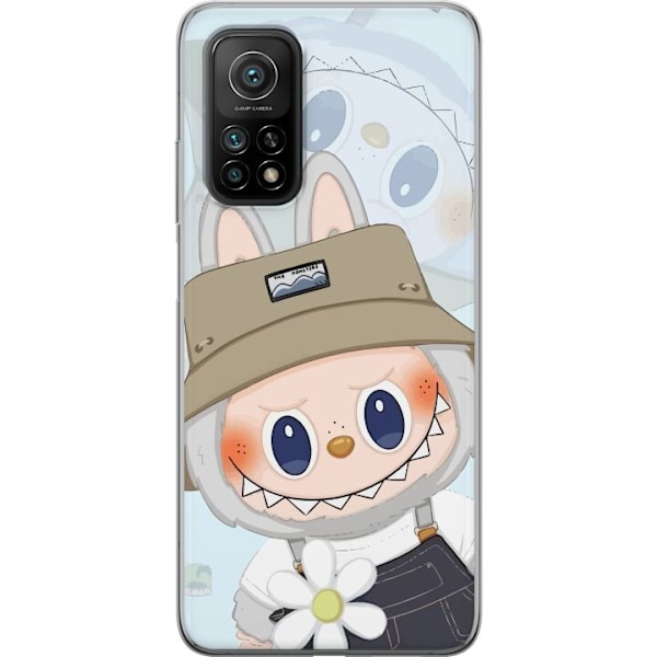 Xiaomi Mi 10T Pro 5G Läpinäkyvä kuori Labubu hattuineen - Pop Mart -hahmo Mr. Butcher retrotyylillä ja luonteella