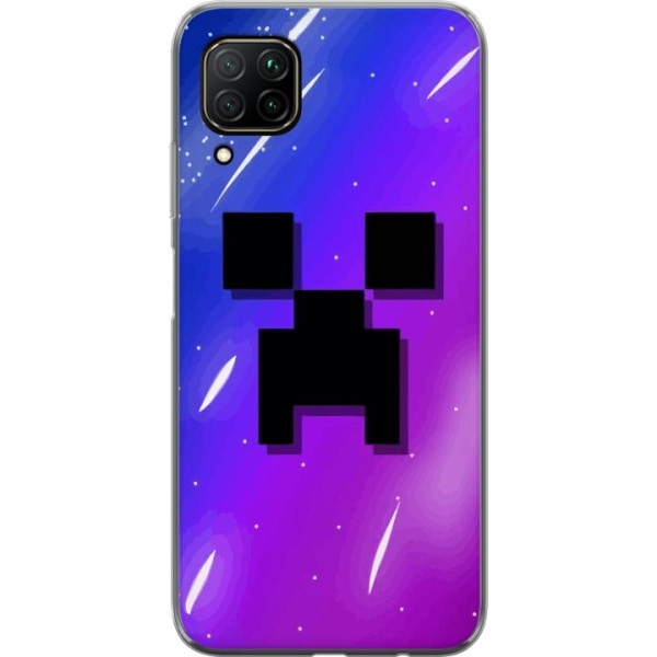 Huawei P40 lite Genomskinligt Skal Minecraft