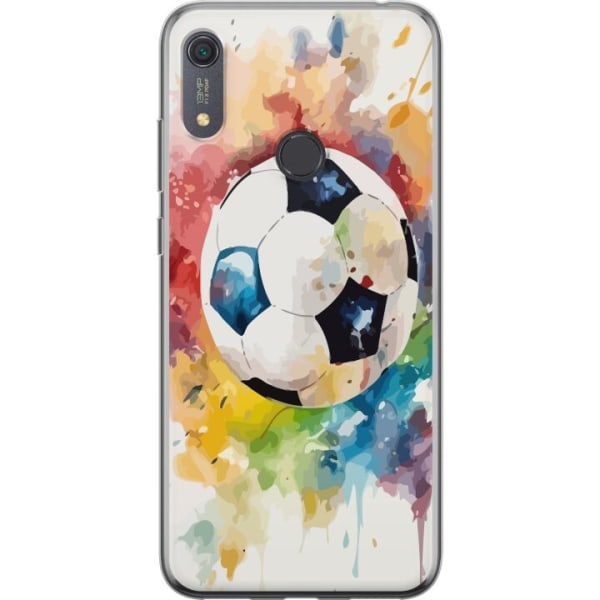 Huawei Y6s (2019) Gennemsigtig cover Fodbold