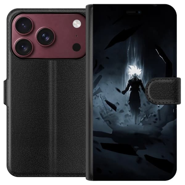 Kompatibel Tegnebogsetui til Apple iPhone 18 Pro Max Skyggekriger sort