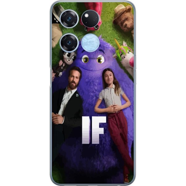 OnePlus Ace Racing Läpinäkyvä kuori IF: Låtsaskompisar