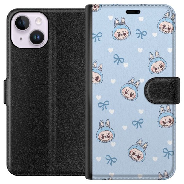 Apple iPhone 15 Tegnebogsetui Labubu Ildånd