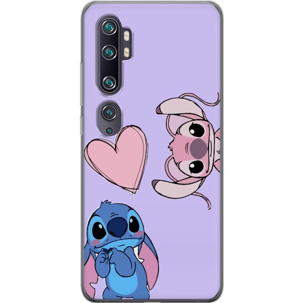 Xiaomi Mi Note 10 Läpinäkyvä kuori Stitch Mode